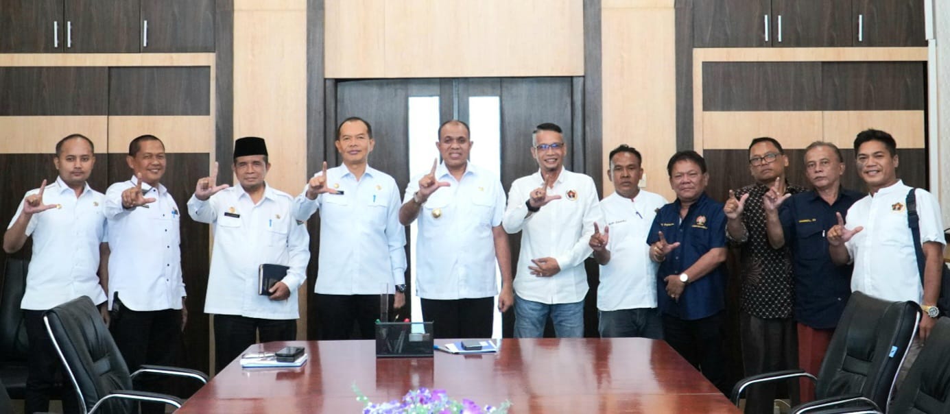 Terima Audiensi PWI Langkat, Pj Bupati Berharap Wartawan Menjadi Humas di Instansi Pemerintahan