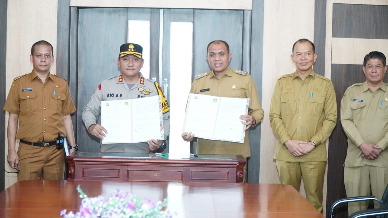 NPHD terkait Pengamanan Pilkada, Bukti Keseriusan Pj Bupati Langkat Hadapi Pilkada 2024