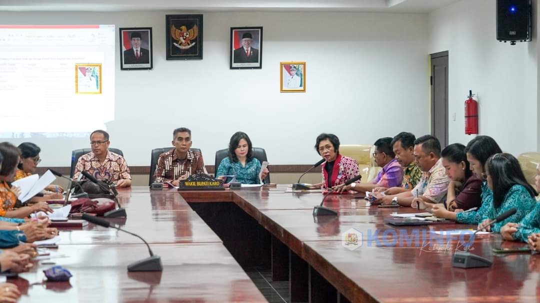Wakil Bupati Karo Hadiri Rapat Koordinasi, Desa Percontohan Program Pokok PKK Tahun 2024