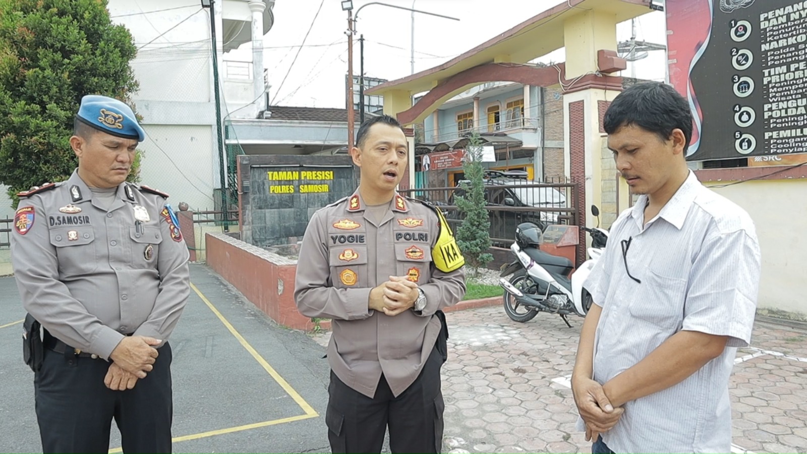 Kapolres Samosir, Cek Layanan SIM, SPKT dan SKCK
