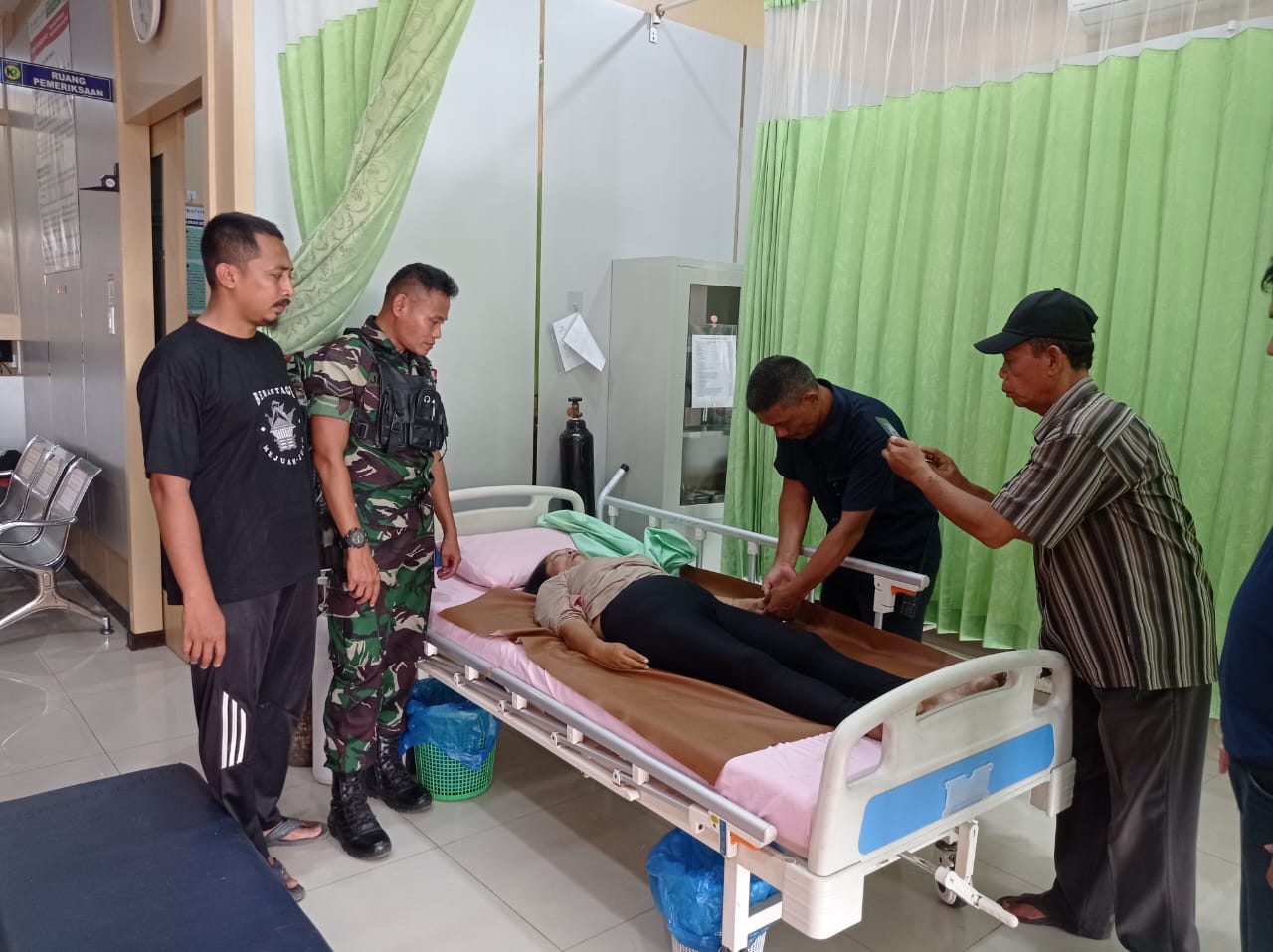Polsek Pancur Batu, Jenazah di Evakuasi ke Rumah Sakit Bhayangkara Medan