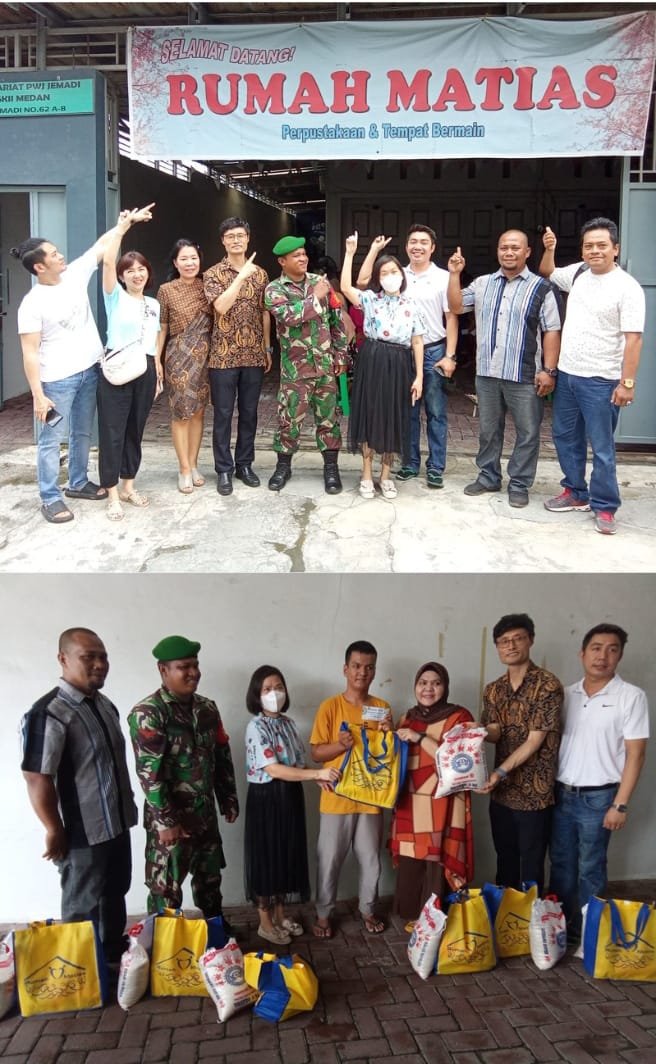 Jelang Idul Fitri 1445 H, GKII Beri Sembako pada Warga Sekitar