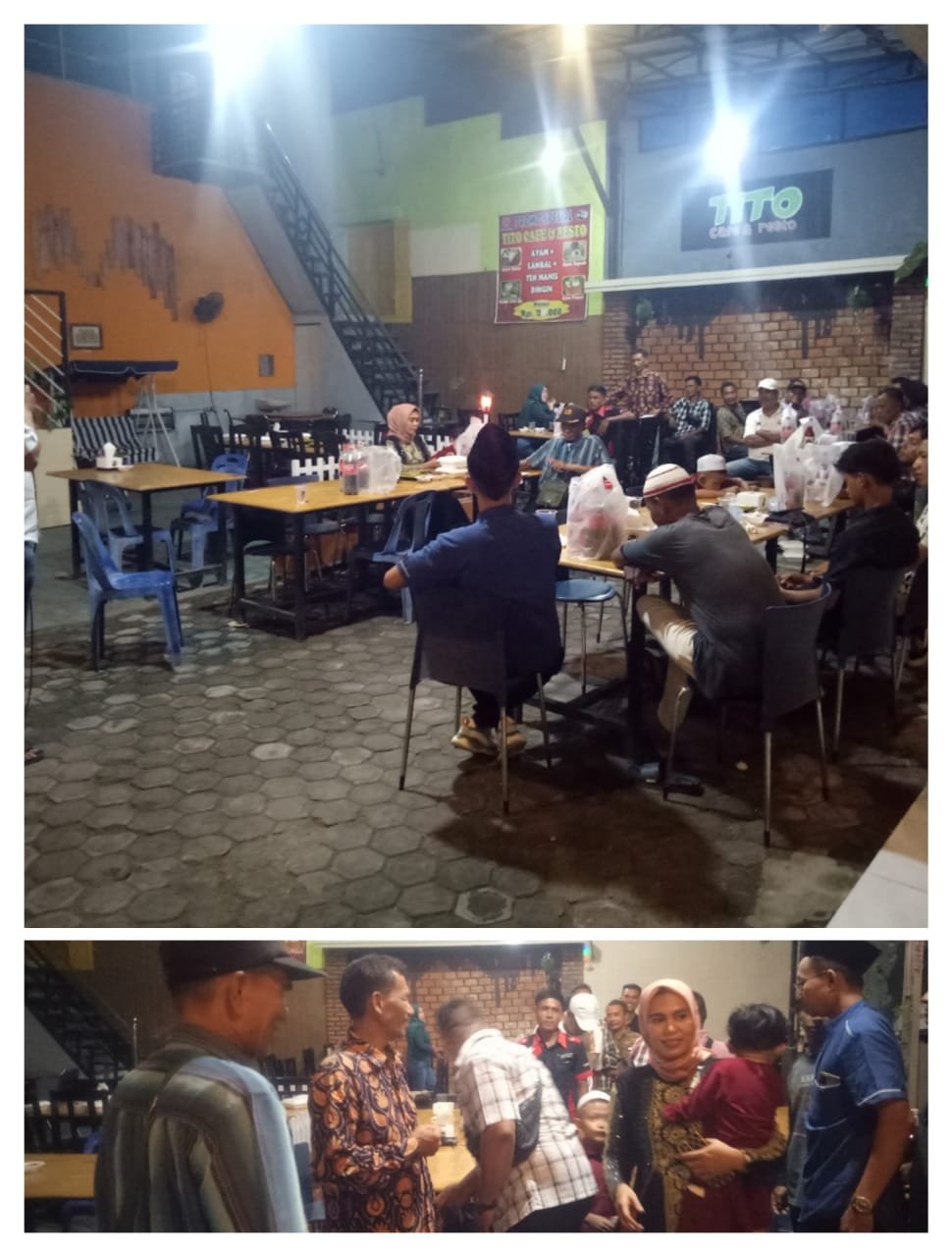 Erwan dan Istri Buka Puasa Bersama Tim Sahabat Sehati Erwan