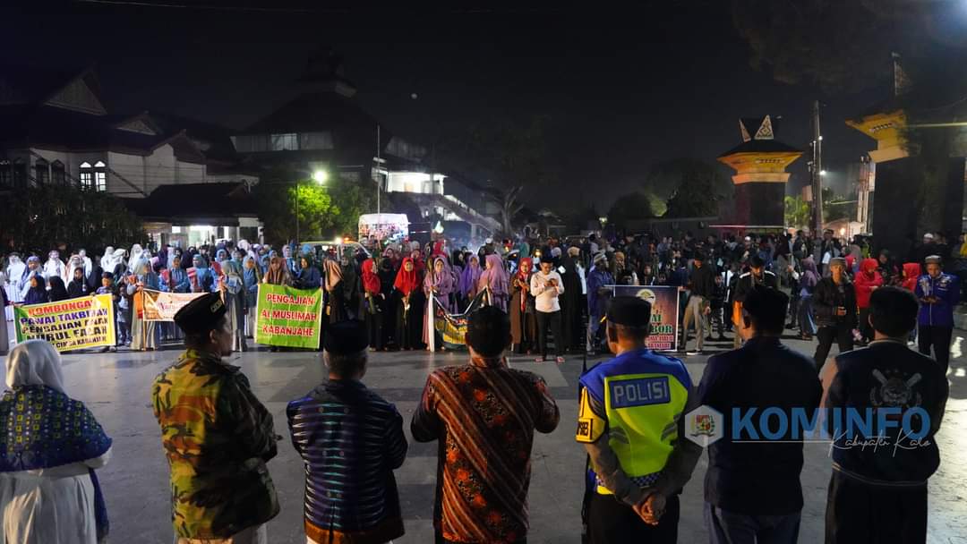 Meriah, Takbiran dan Pawai Obor Menyambut Idhul Fitri di Kabupaten Karo
