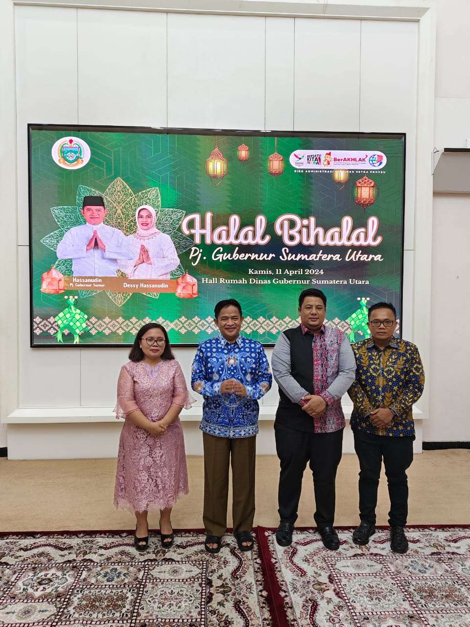 Bupati Samosir Silaturahmi dengan Pj. Gubernur Sumut