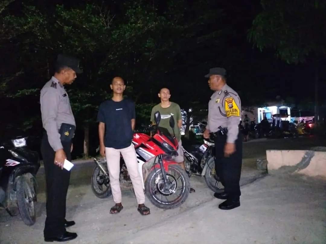 Jaga Harkamtibmas, Polsek Mardingding Giatkan Patroli Malam
