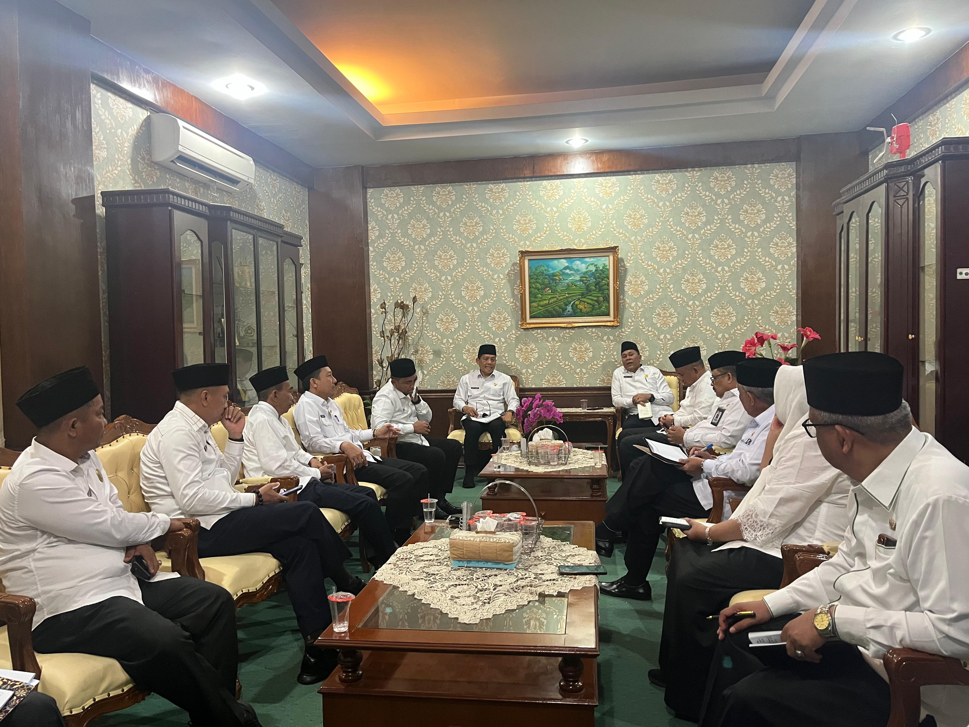 Pasca Libur Lebaran, Kakanwil Kemenagsu Rapat Koordinasi Pelaksanaan Tugas