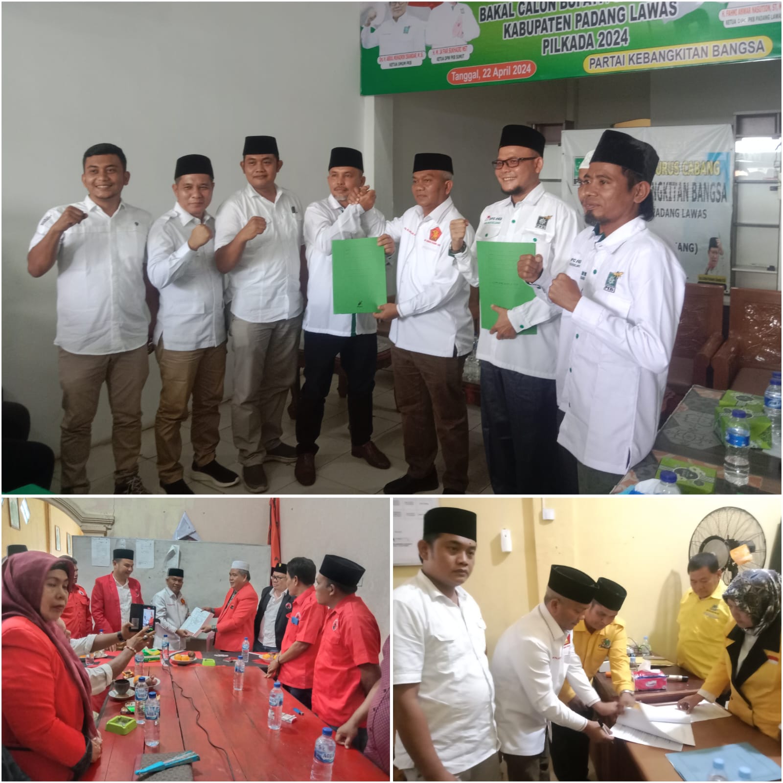 AZP Mendaftar Bakal Calon Bupati Palas Melalui PKB, PDIP dan Golkar