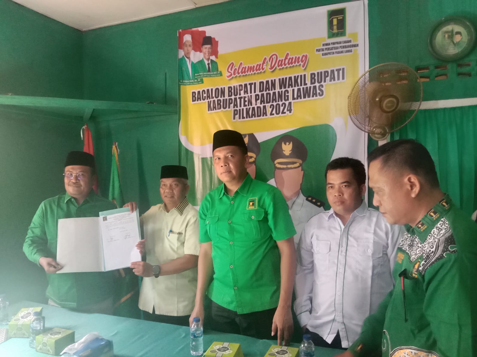 Ketua Gerindra Palas Daftar Calon Bupati ke PPP