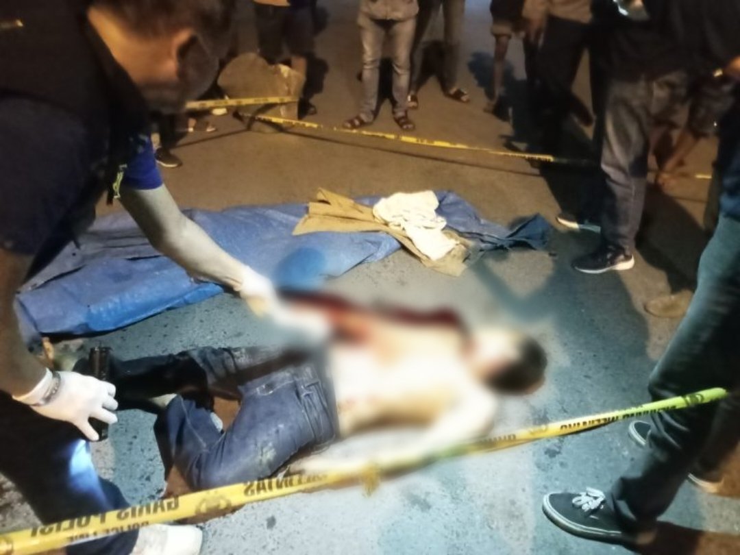 Diduga Dibunuh, Mr X Ditemukan Tewas Bersimbah Darah di Pasar Induk Lau Cih