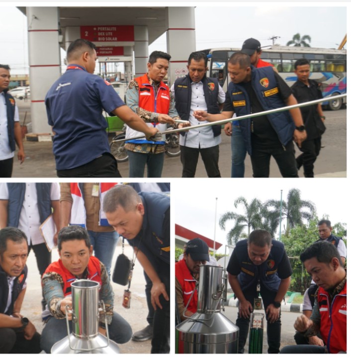 Pastikan Produk BBM Tepat Jumlah, Polda Sumut dan Pertamina Patra Niaga Regional Sumbagut Lakukan Pengecekan SPBU di Medan