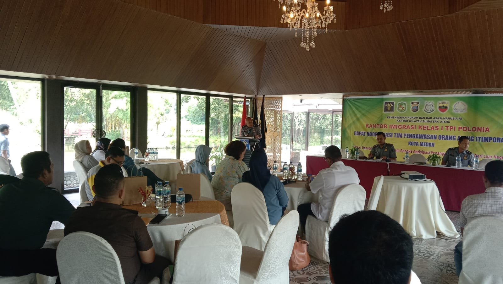 Babinsa Koramil 0201- 07/MT Hadiri Rapat Koordinasi Tim Pengawas Orang Asing Kota Medan