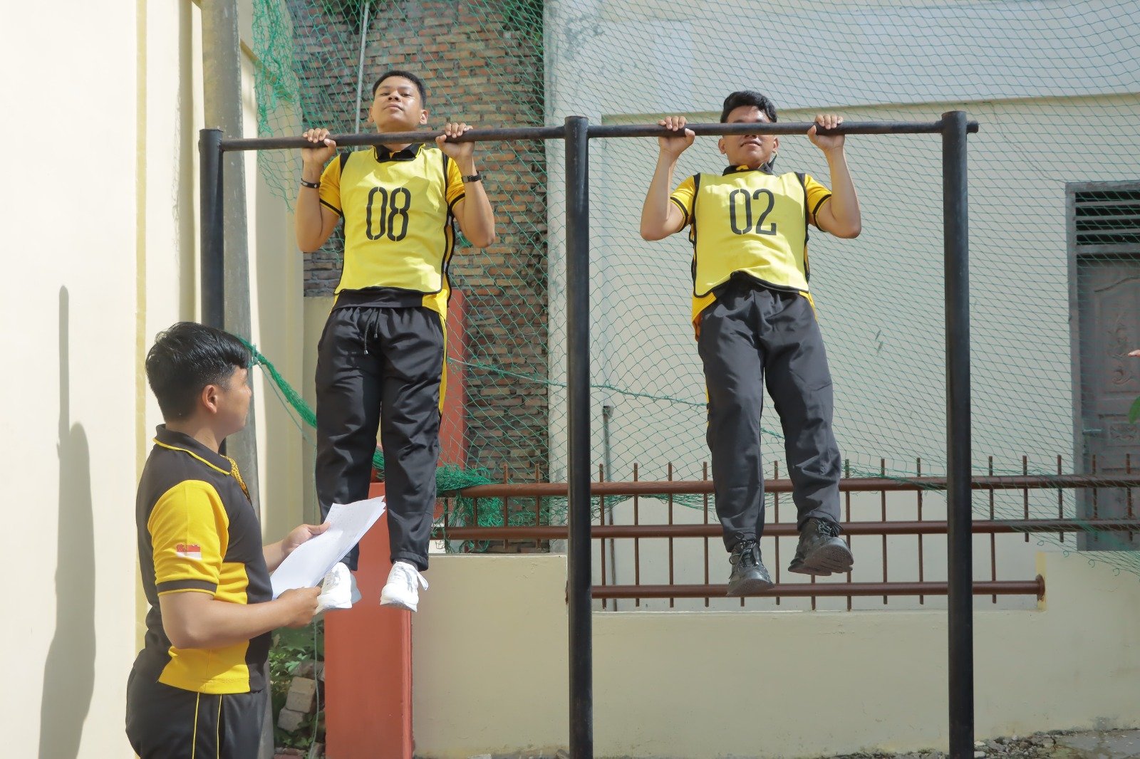 Polres Samosir Siapkan Fisik Lebih Prima untuk Laksanakan Tugas