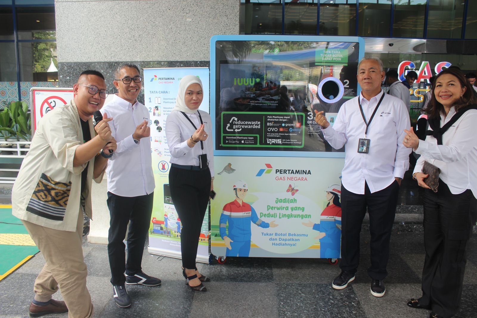 PGN Luncurkan Reverse Vending Machine (RVM) Plasticpay di HUT PGN ke-59, Dukung Program Dekarbonisasi NZE 2060