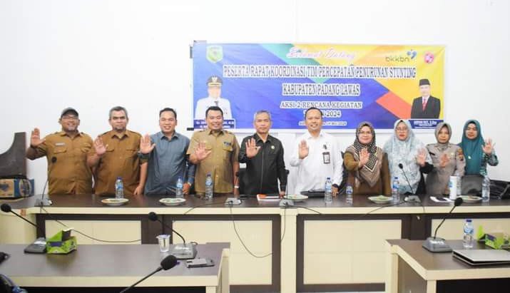 Sekdakab Palas Pimpin Rapat Aksi 2, Penilaian Kinerja Penurunan Stunting