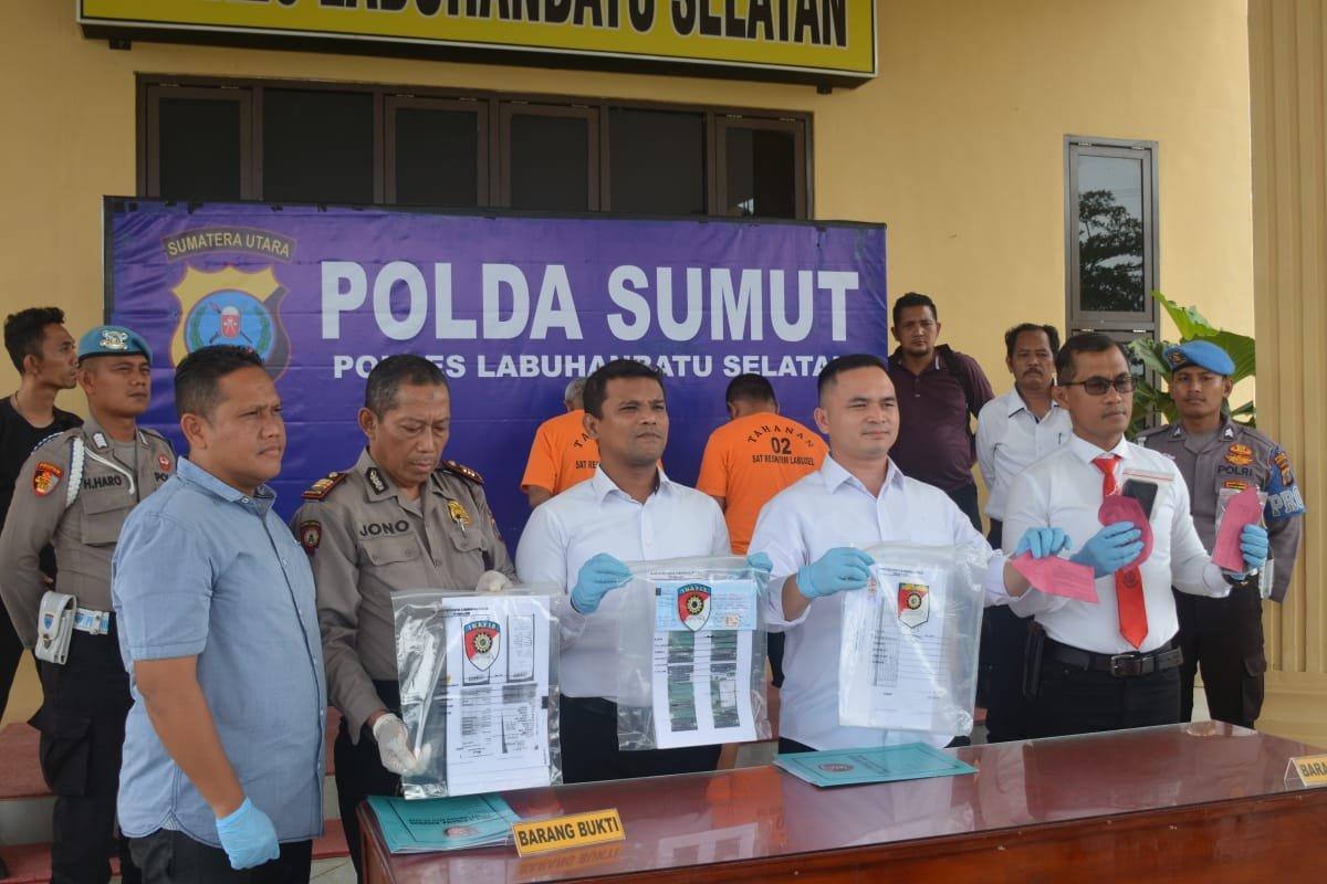 Polres Labusel Ungkap Dugaan Tipu Gelap, Pembebasan Lahan Pembangunan Gardu