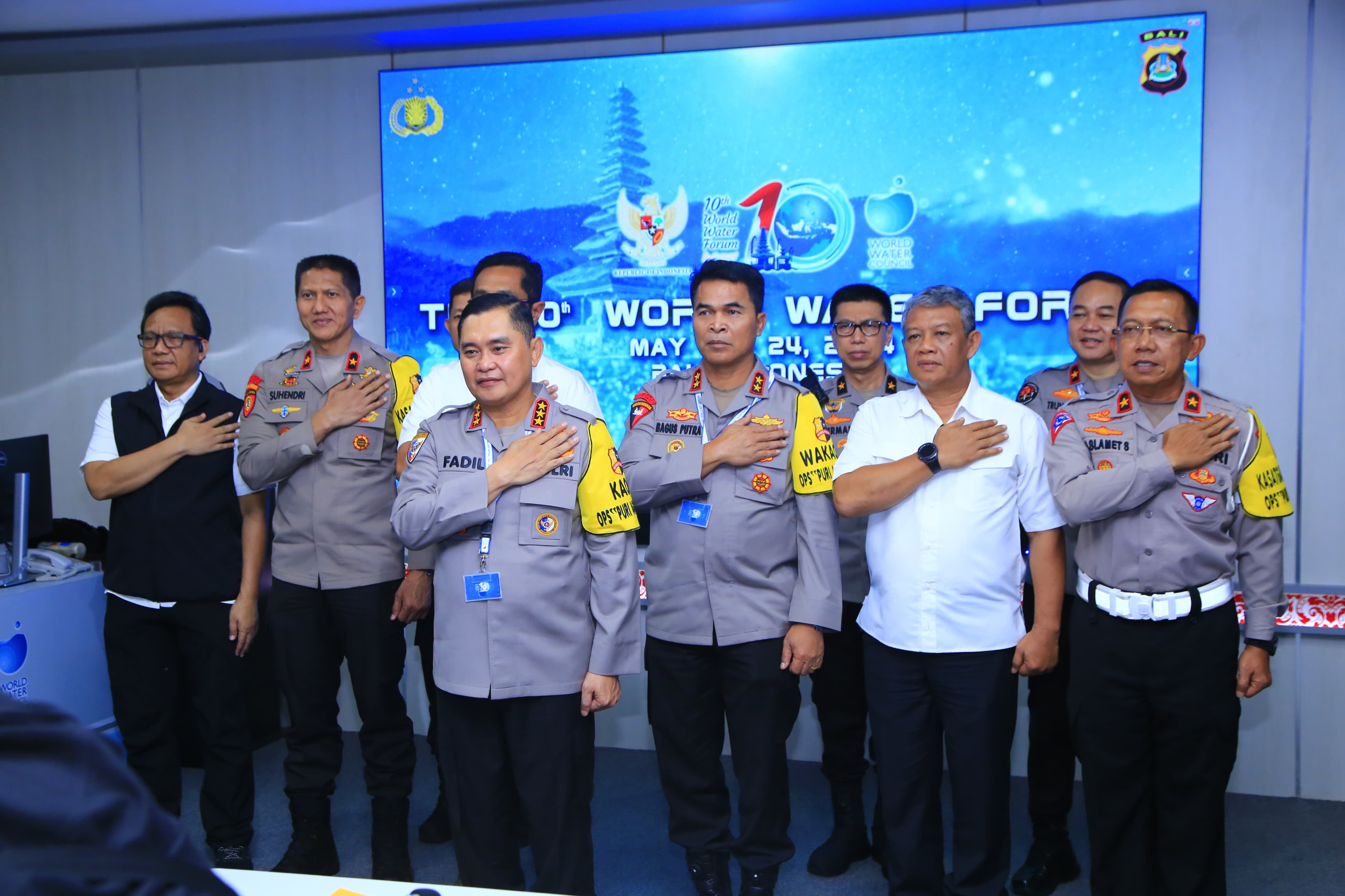Polri Sampaikan Terimakasih Suksesnya Pelaksanaan World Water Forum di Bali