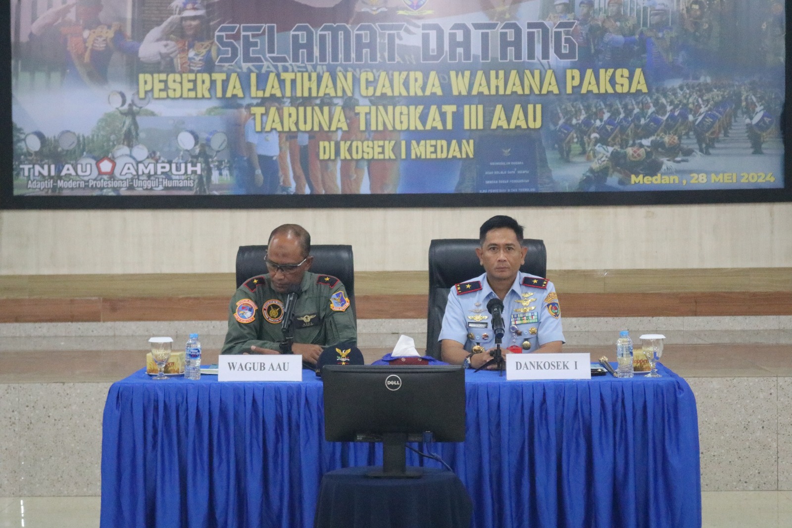Taruna Tingkat 3 AAU Latihan Cakra Wahana Paksa di Kosek I Medan
