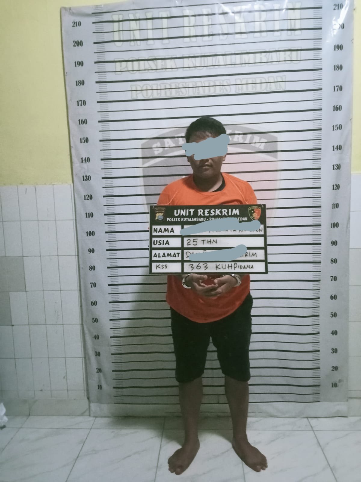 Polsek Kutalimbaru Amankan Pencuri Sepeda Motor