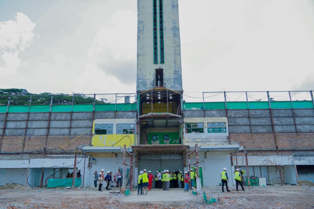 Dukung Penyelesaian Renovasi Stadion Teladan Tepat Waktu, Bobby Minta Saling Kolaborasi