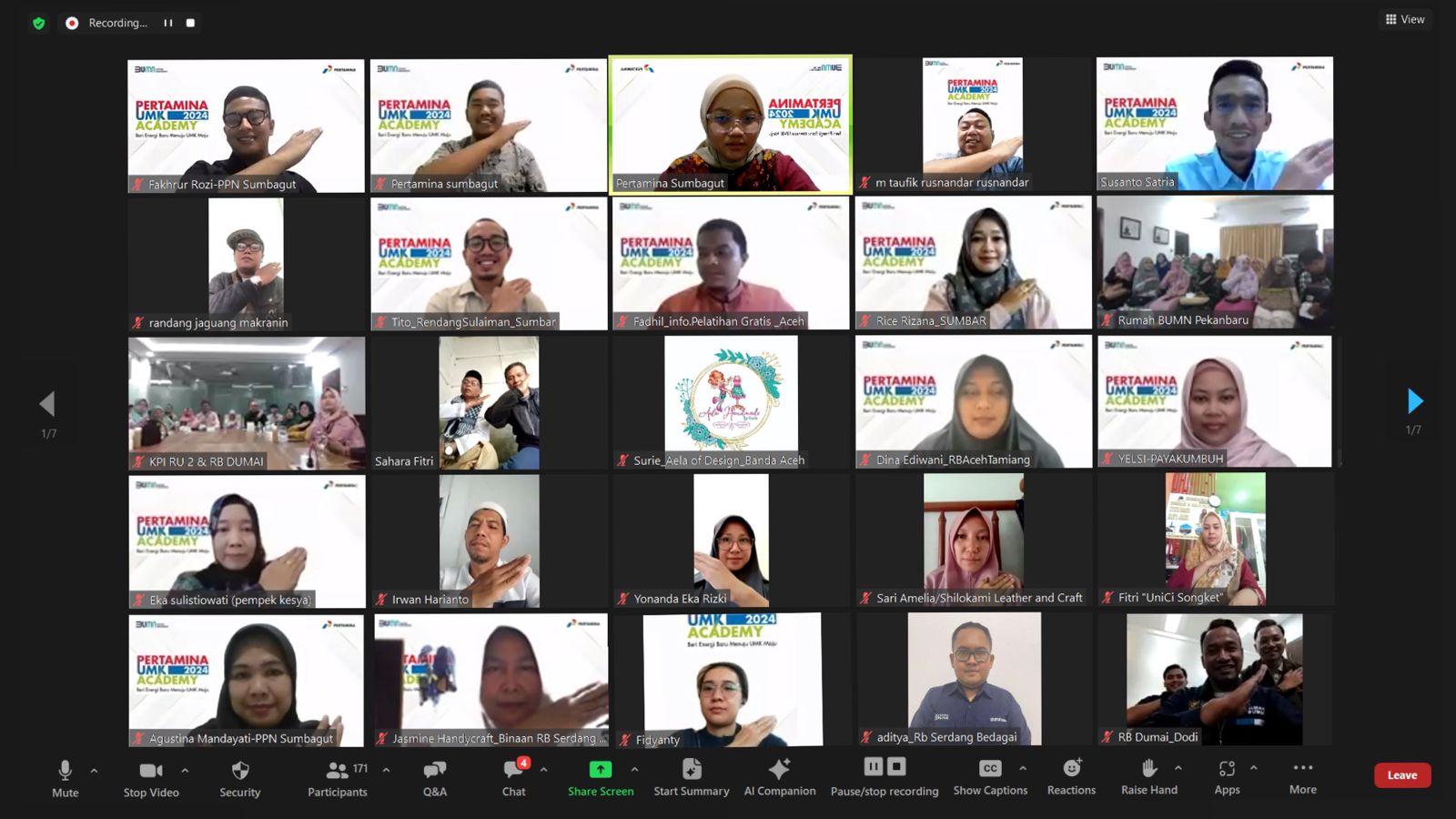 Diikuti Ratusan Peserta, Pertamina Gelar Pertamina UMK Academy 2024