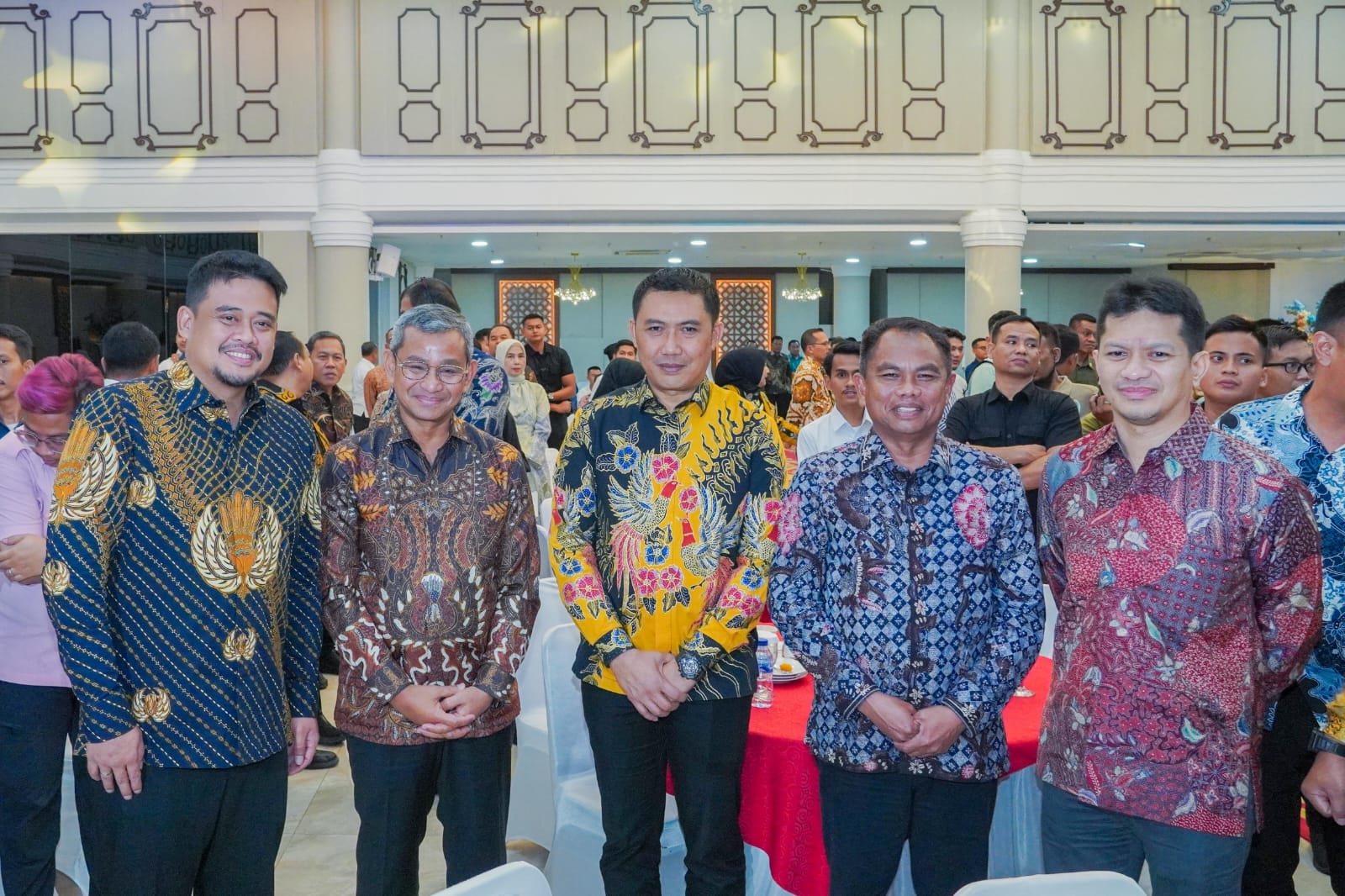 Bobby Nasution Hadiri Pisah Sambut Pj Gubsu