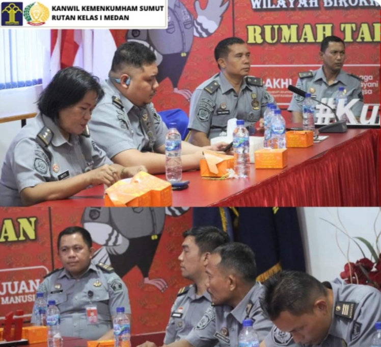 Rutan Kelas I Medan Ikuti Pembukaan Rangkaian Hari Pengayoman Ke-79