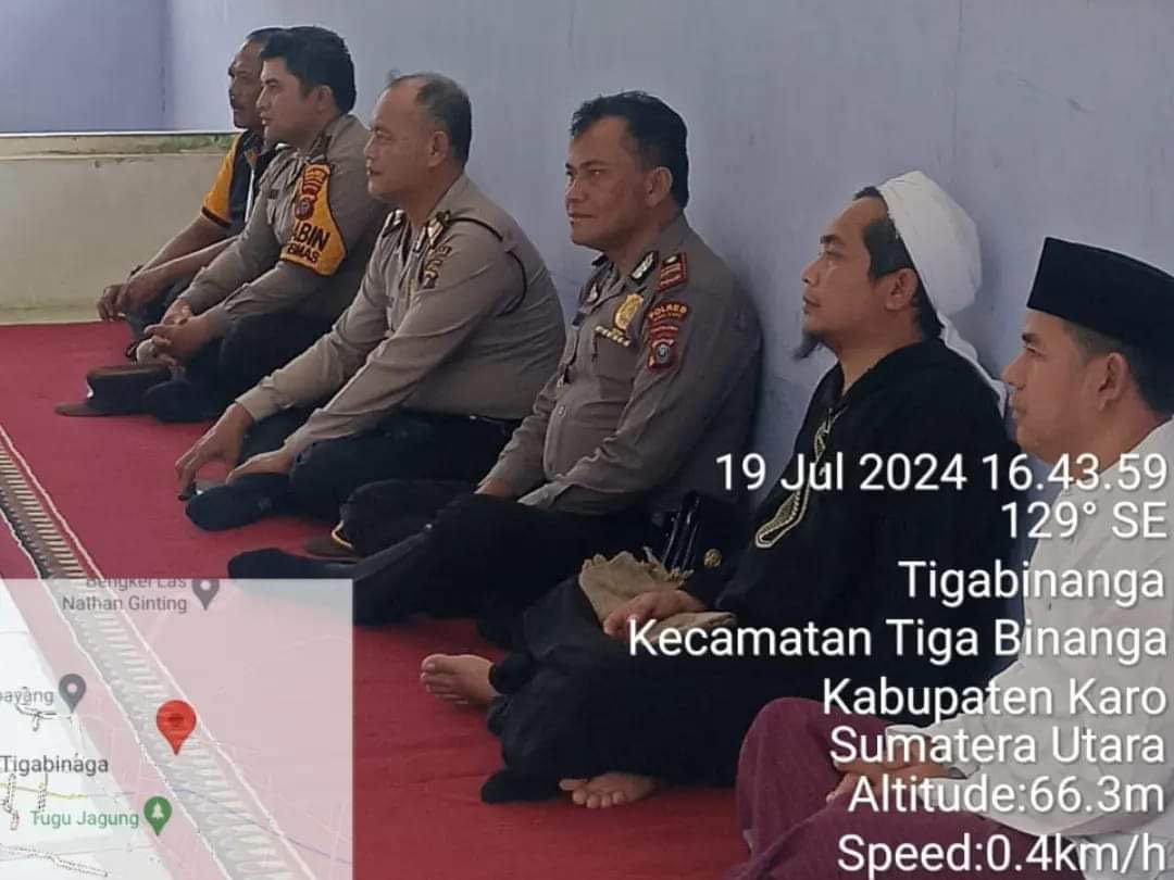 Kapolsek Tigabinanga Iptu Solo Bangun Silaturahmi di Ponpes Sirajul Huda