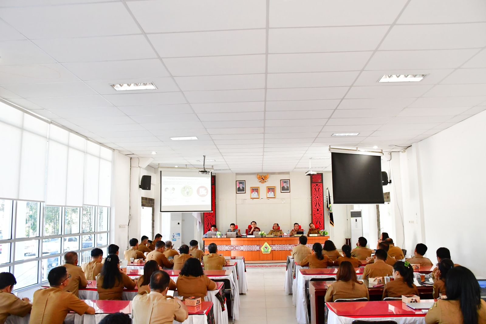 Pemkab Samosir Bersama KPK RI Rakor Evaluasi Pembangunan Sistem Pencegahan Korupsi