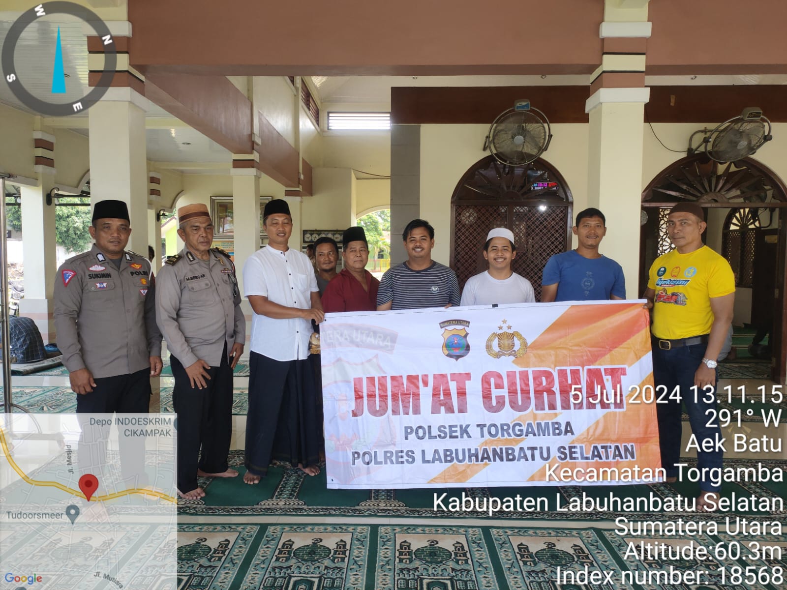 Jumat Curhat, Polres Labusel Sampaikan Pesan Kamtibmas