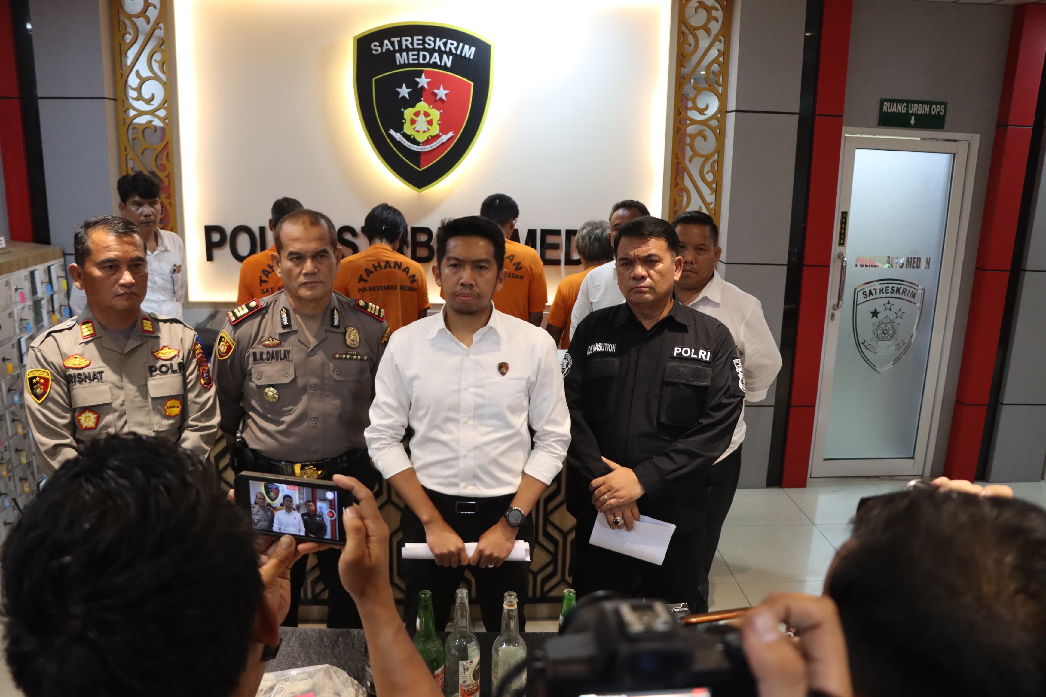4 Pelaku Penyerangan Petugas Eksekusi Lahan Desa Sampali Ditangkap
