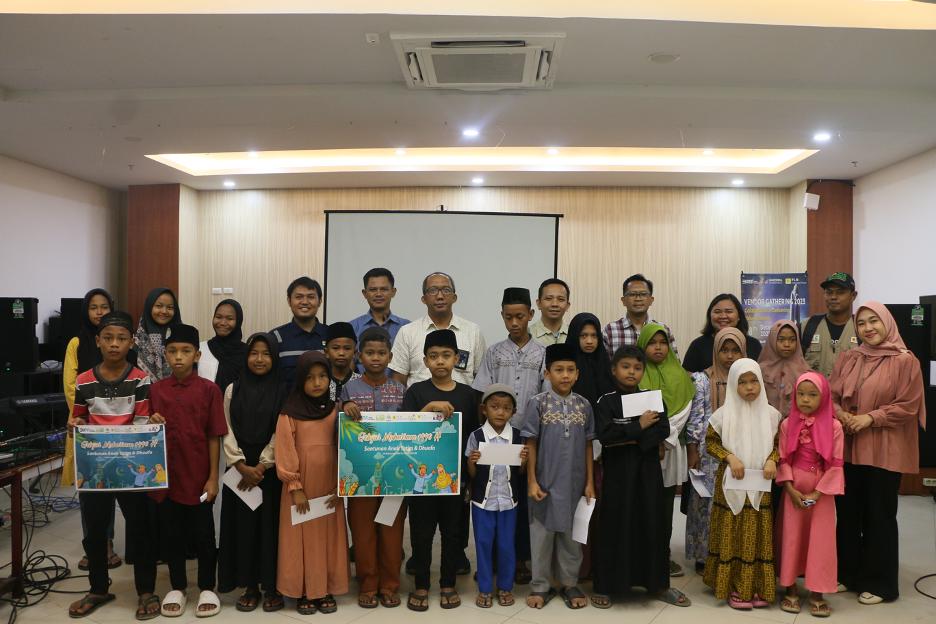 Gebyar Muharram 1446 H, PLN UBP P. Susu Berikan Santunan kepada Yatim Piatu
