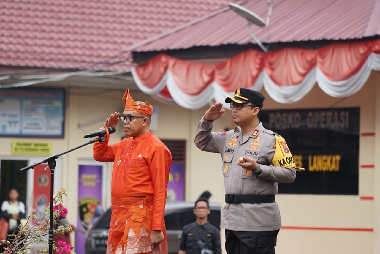 Pj. Bupati Langkat Pimpin Apel Gelar Pasukan PON XXI