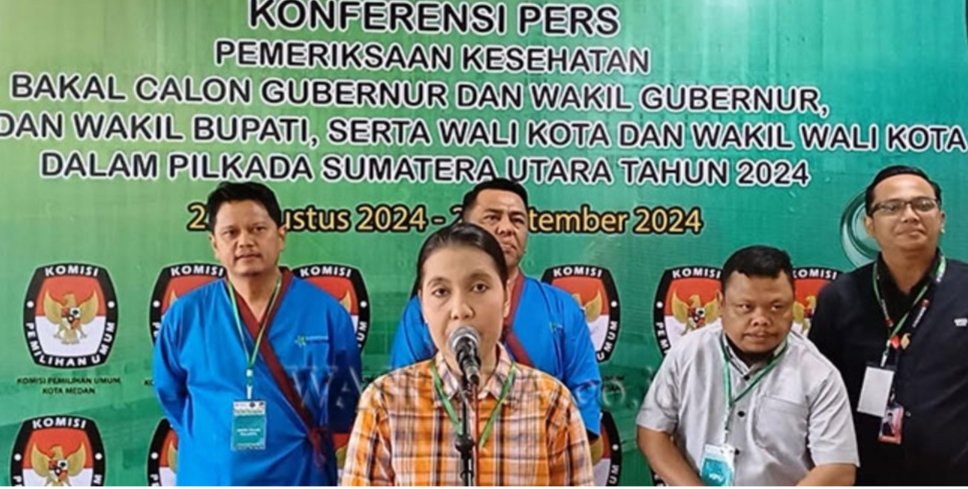 Tiga Paslon Pilkada Medan 2024, Jalani Pemeriksaan Kesehatan di RSUP HAM