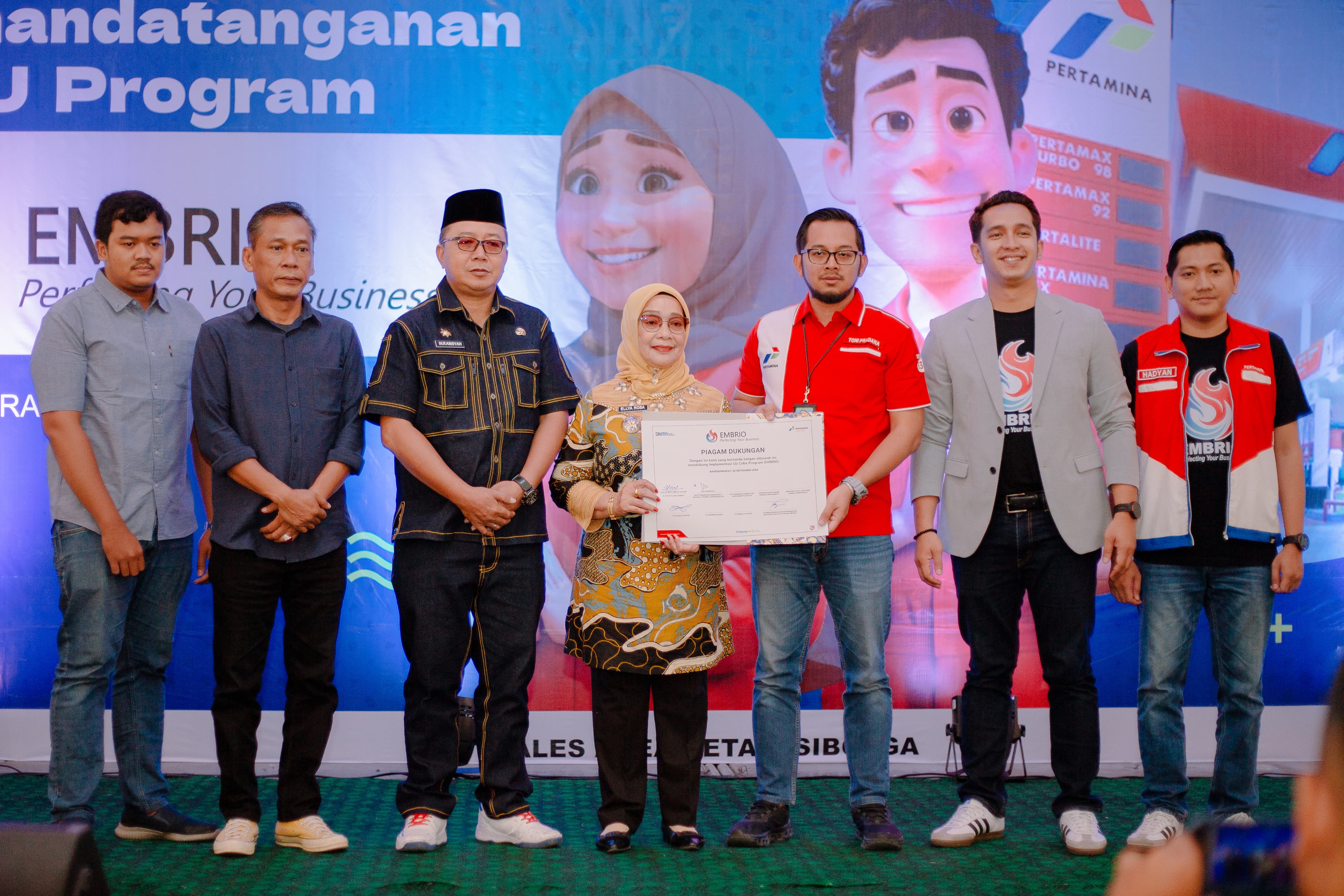 Jaga BBM Subsidi Tepat Sasaran, Pertamina Patra Niaga Regional Sumbagut dan Pemkab Labuhanbatu Resmikan Program EMBRIO