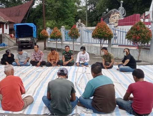 Polsek Palipi Mediasi  Warga Terkait Isu Kepemilikan Begu Ganjang