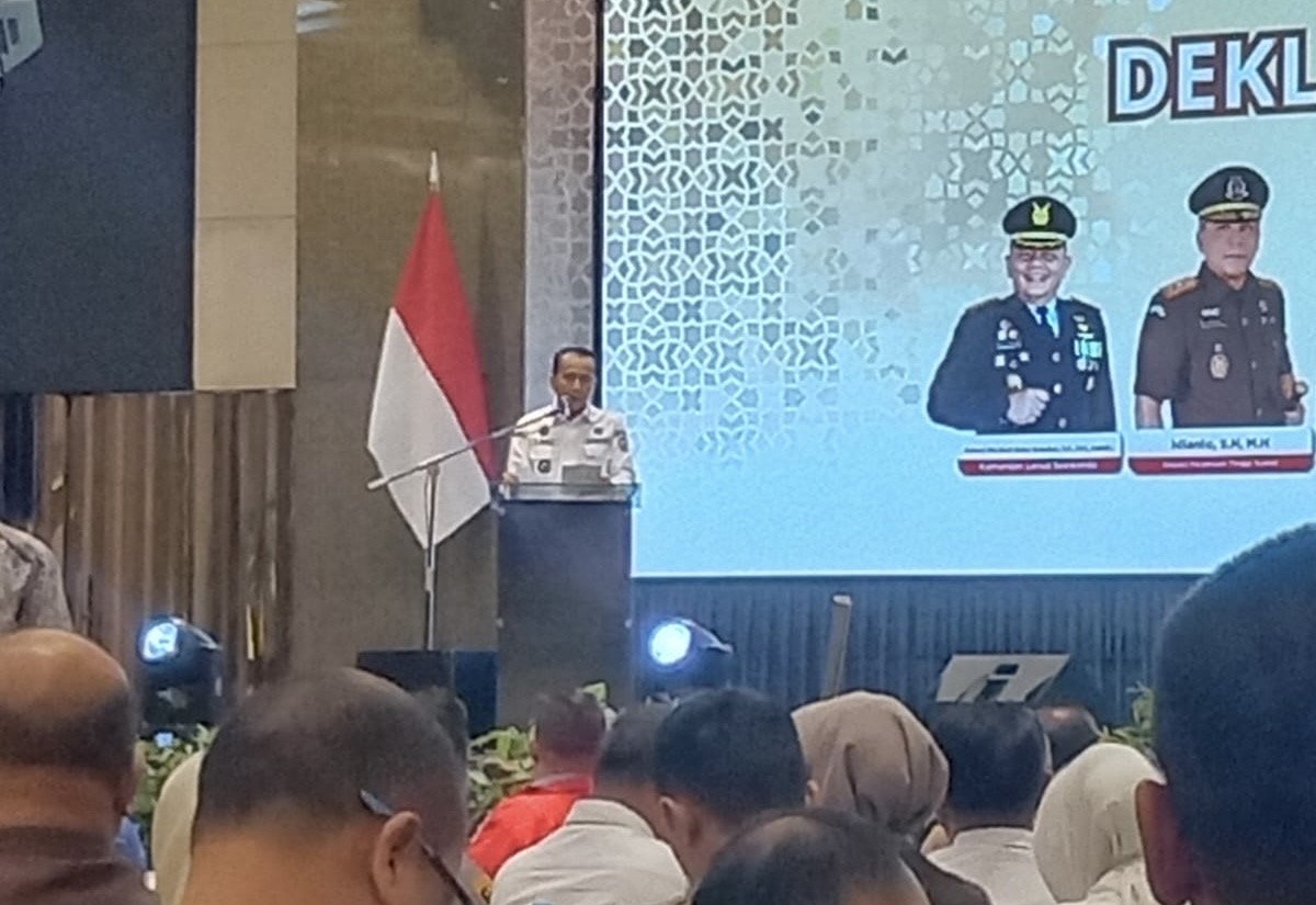 Waka Polres Palas Hadiri Deklarasi Damai Pilkada Tahun 2024 di Medan