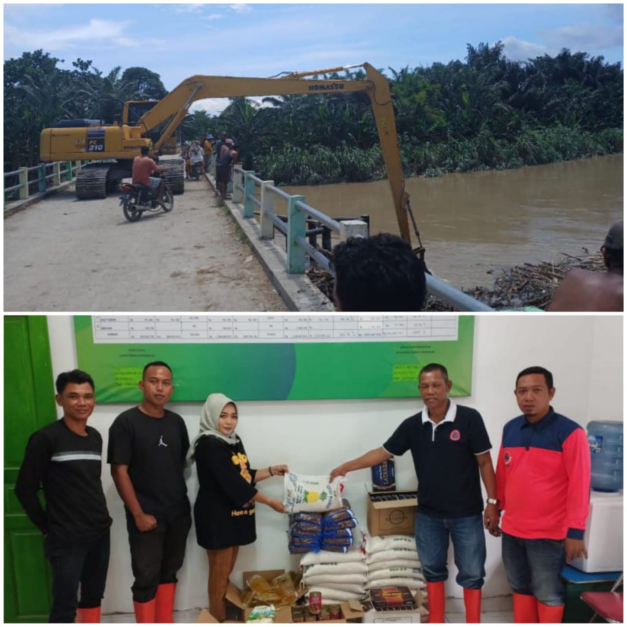 Banjir Sei Padang Mulai Surut, Tanggul Mulai Diperbaiki
