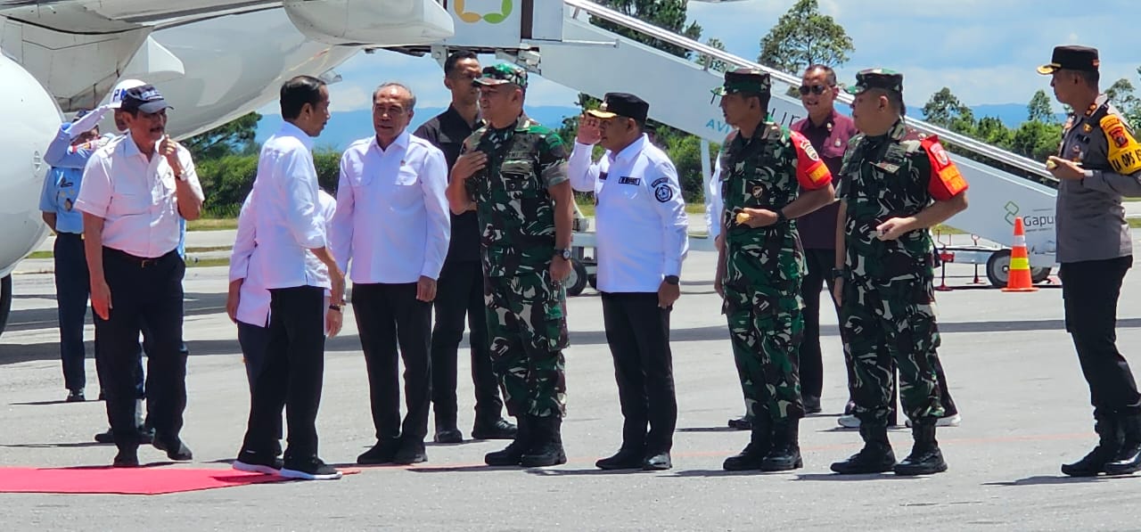 Presiden RI Didampingi Pangdam I/BB, Resmikan Pusat Riset Genomik Pertanian di Humbahas