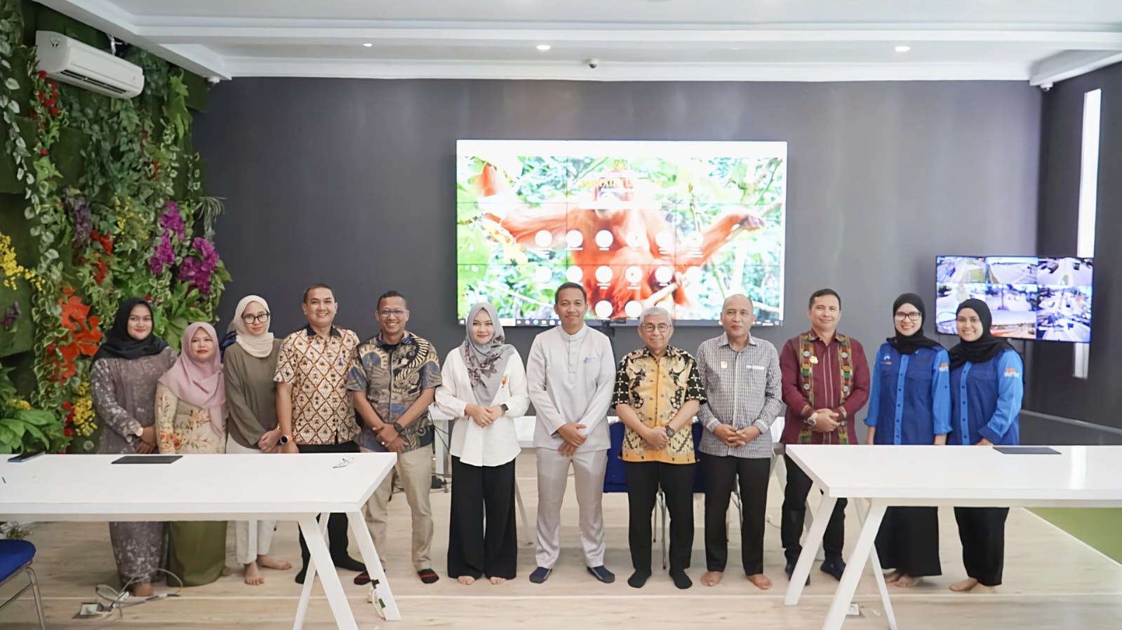 Komisi Informasi Sumut Visitasi & Monitoring Dinas Kominfo Langkat