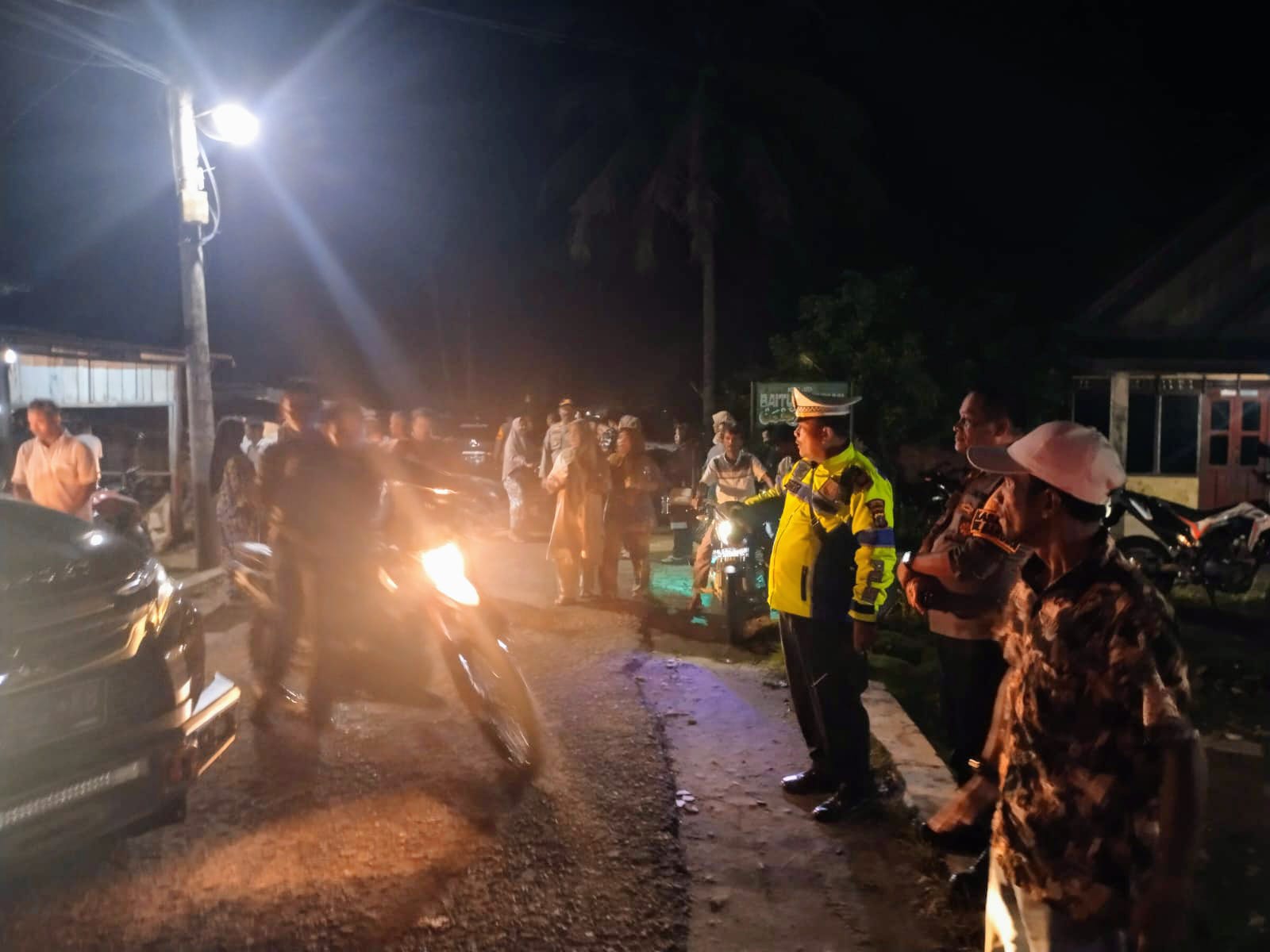 Wakapolres Palas Pimpin Pengamanan Kampanye Terbatas Paslon 02