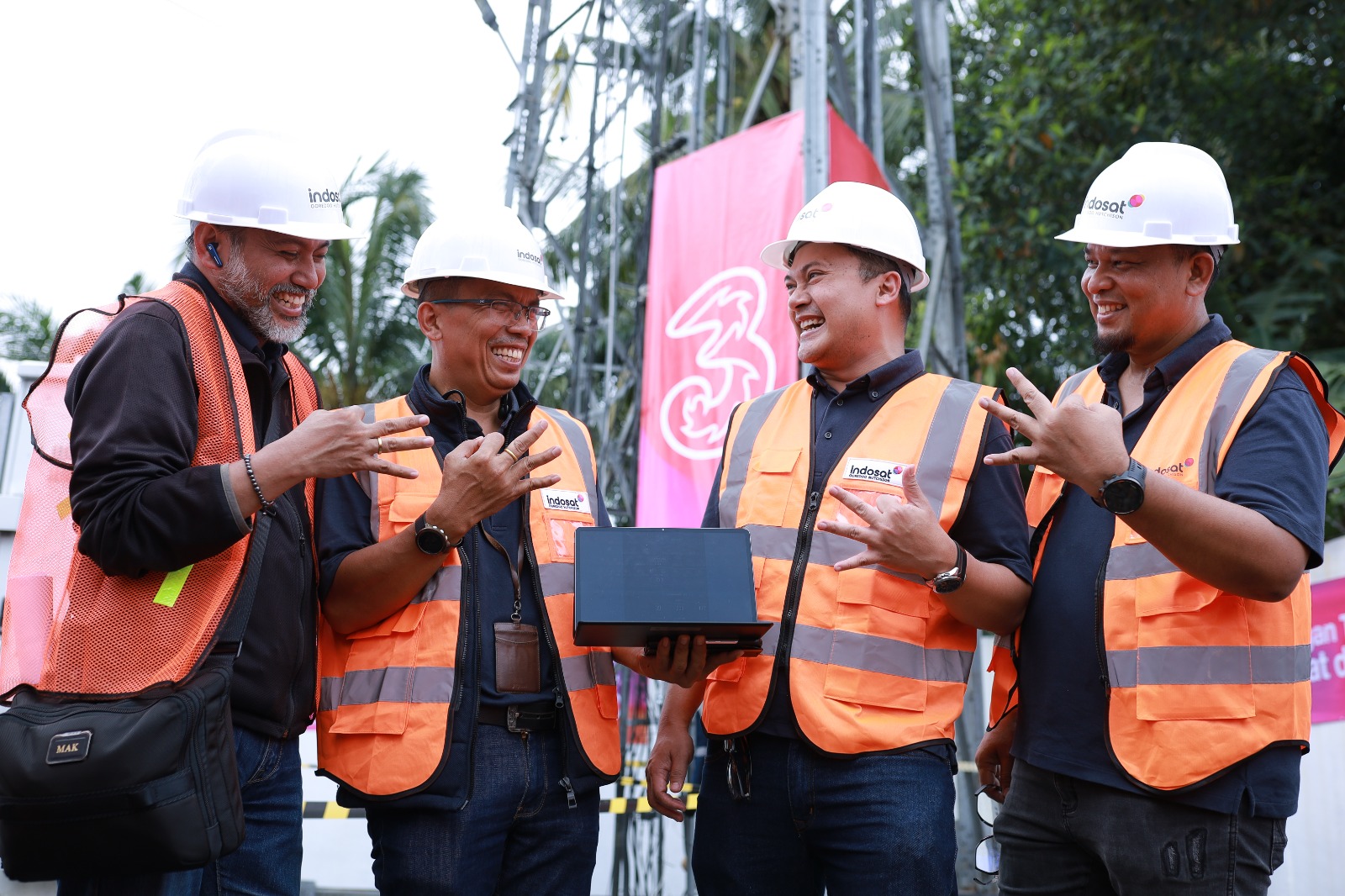Bangun 2.742 BTS, Jaringan Tri Jangkau 95% Populasi di Sumatera Utara
