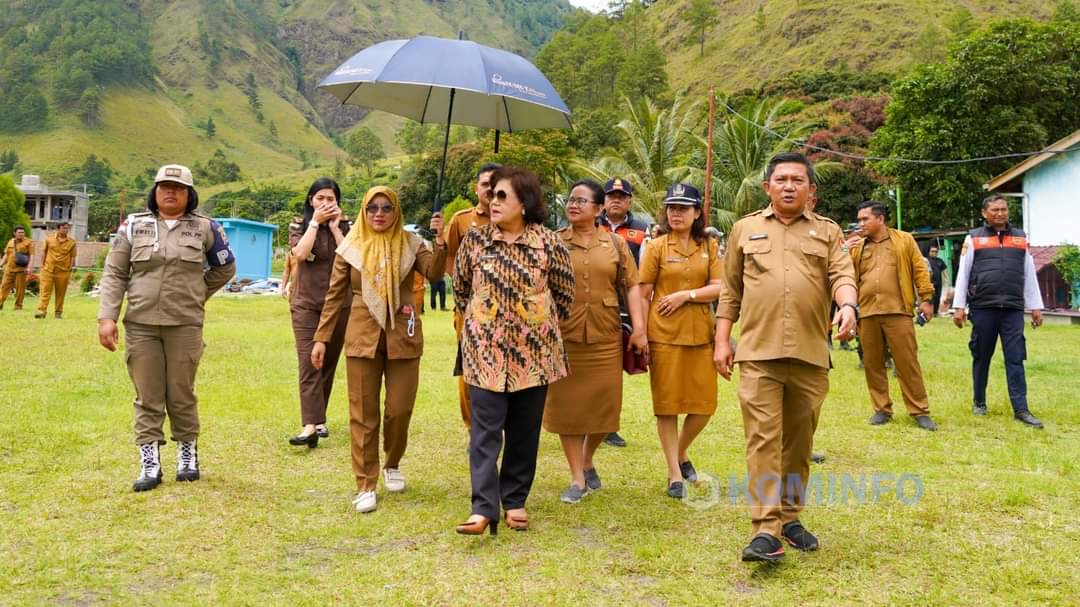 Bupati Karo Tinjau Lokasi Aquabike Danau Toba 2024 di Pantai Sinalsal Tongging