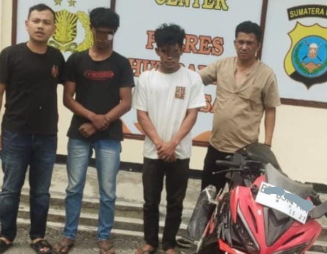 Satreskrim Polres Humbahas Tangkap Dua Pelaku Curanmor
