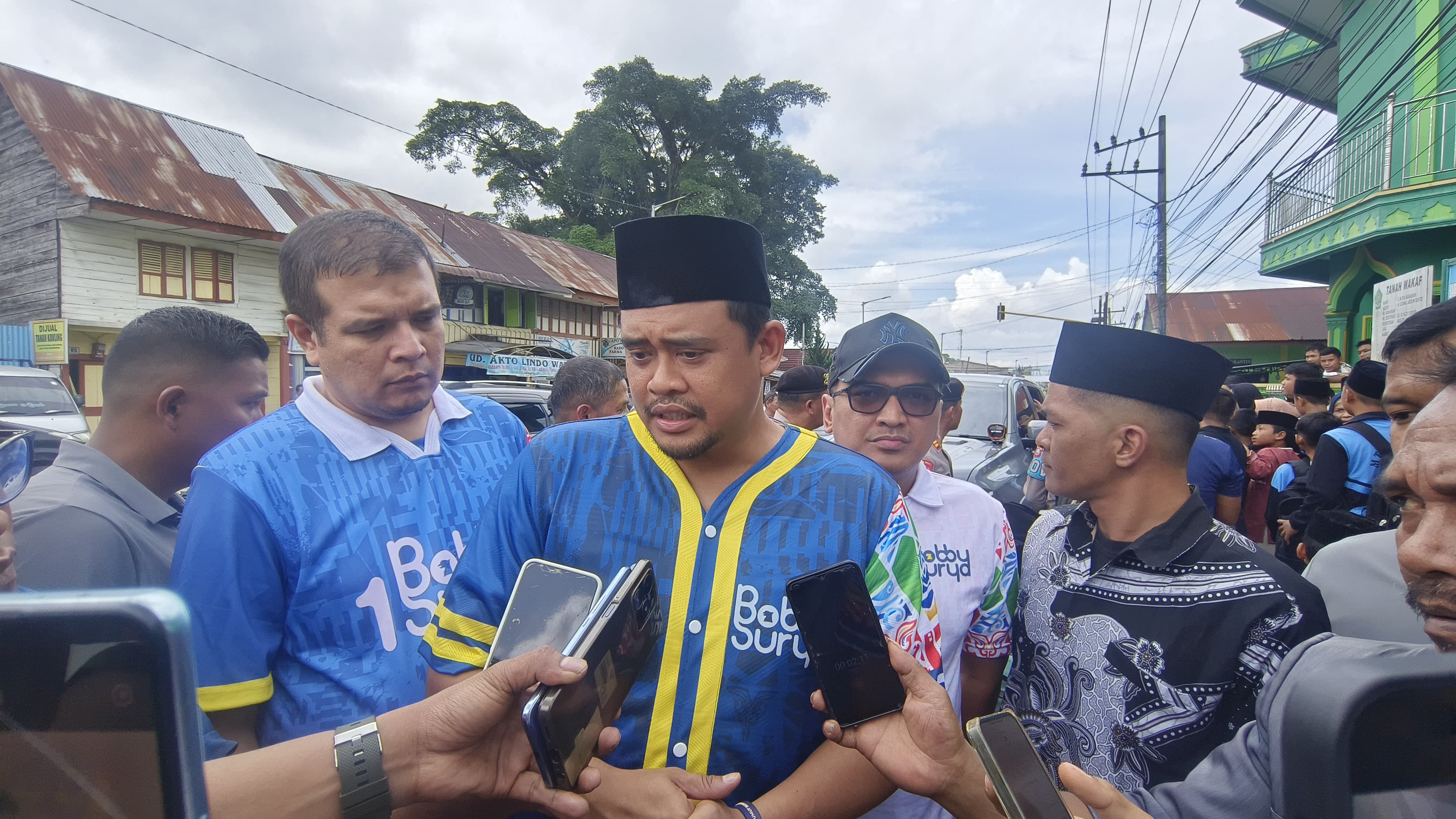 Bobby Nasution Minta Tim Cabut Laporan soal Mobilnya Dilempar Selesai Debat Pilgubsu