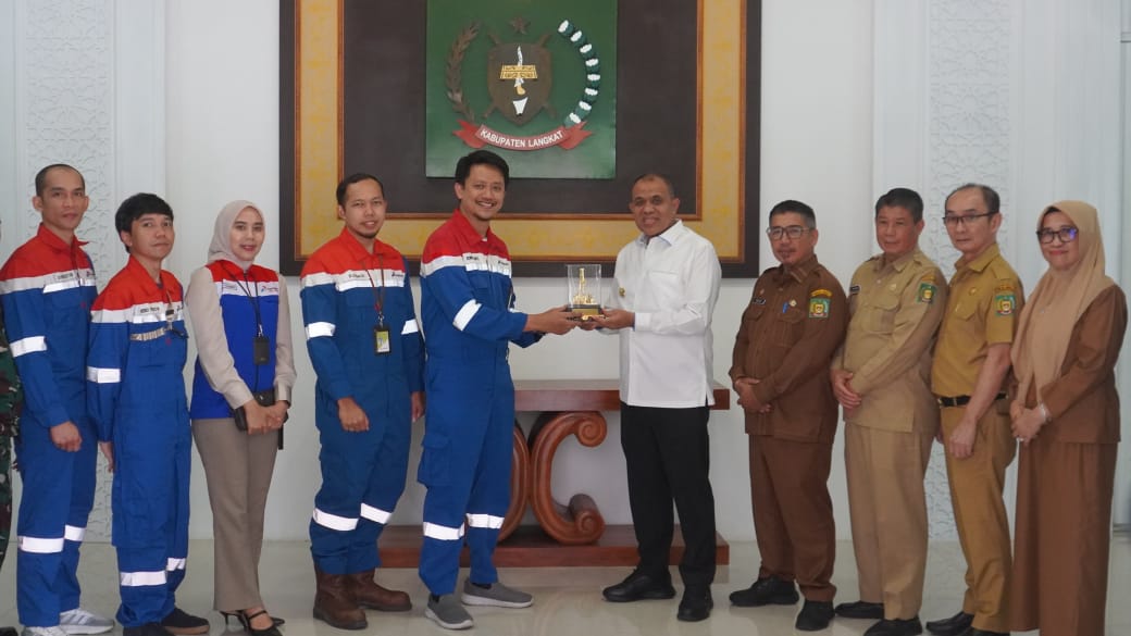 Pj Bupati Langkat Sambut Silaturahmi PT Pertamina EP Pangkalan Susu