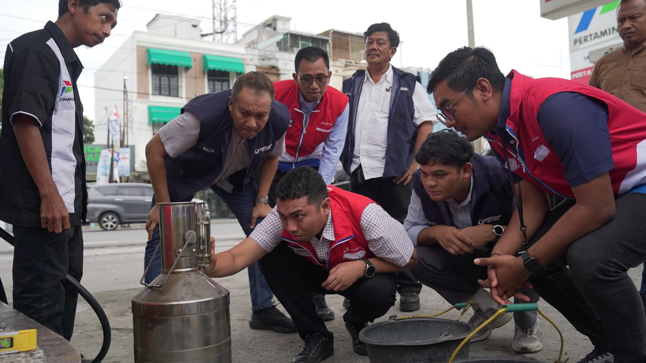 Jelang Nataru, Pertamina Patra Niaga Sumbagut Sidak Sejumlah Lembaga Penyalur BBM dan LPG di Sumatera Utara
