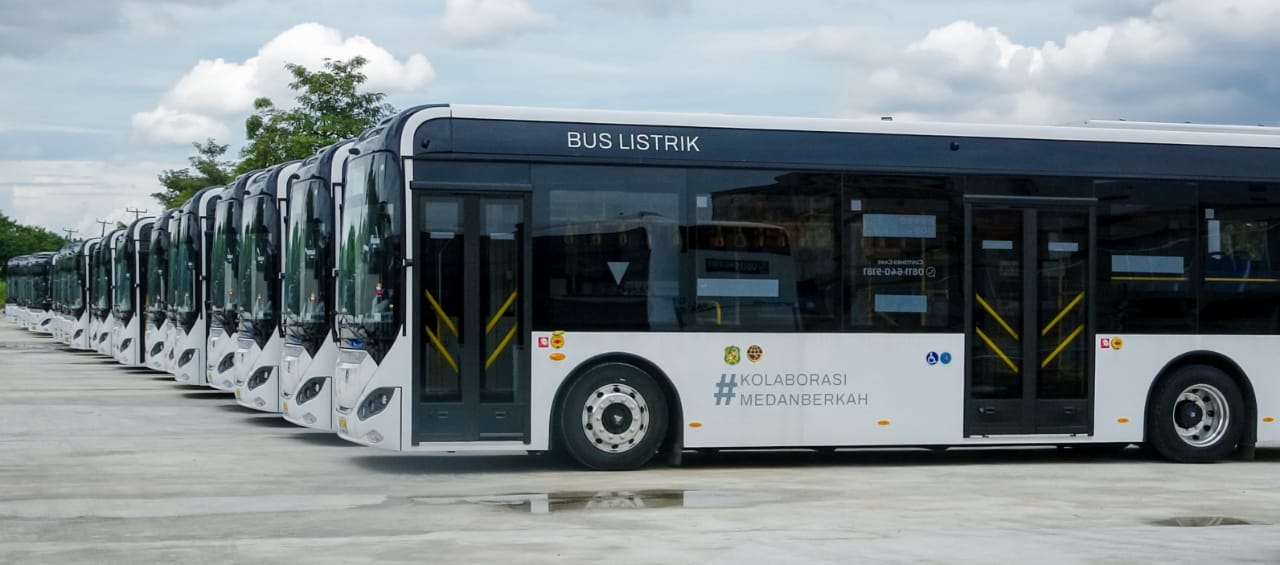 Hadirkan 60 Bus Listrik, Pemko Medan Komitmen Transportasi Massal yang Modern dan Ramah Lingkungan