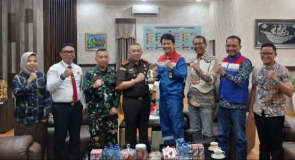 Perkuat Sinergi, Pertamina EP Pangkalan Susu Kunjungi Muspika Langkat