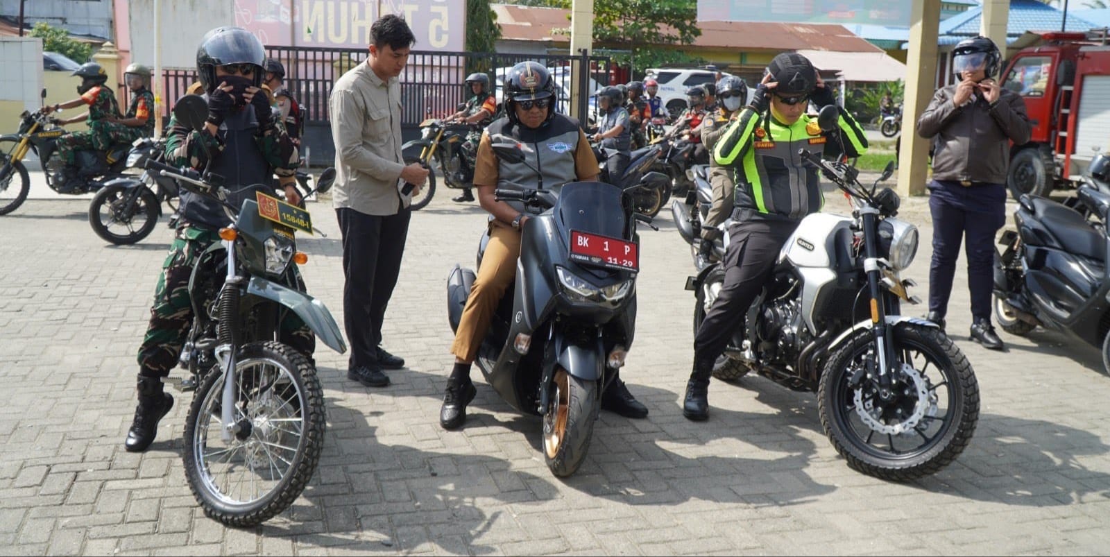 Antisipasi Gangguan Kamtibmas, Pj. Bupati Langkat Pimpin Patroli Skala Besar